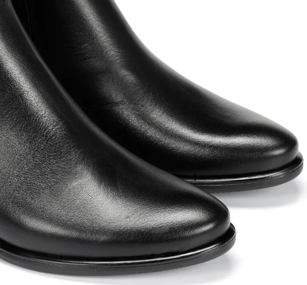 Clearance Fluchos ALEGRIA D7232 Black Ankle Boot