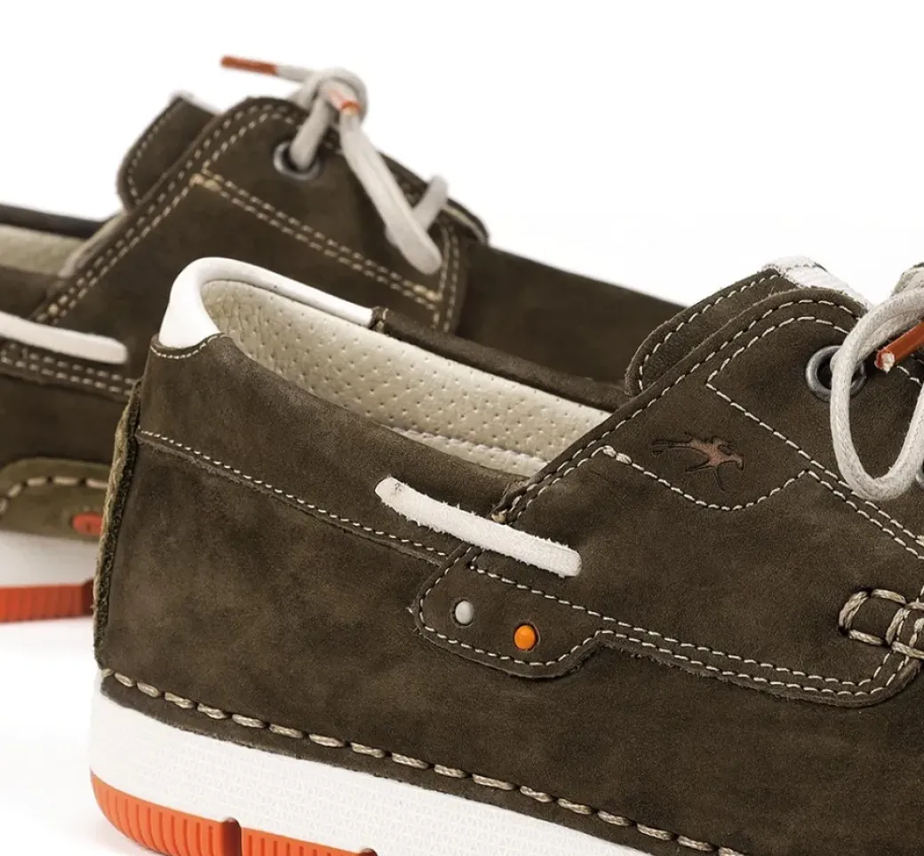 New Fluchos ANDREY F1448 Green Deck Shoes