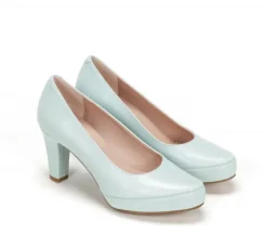 Hot Fluchos BLESA D5794 Blue High Heel shoe