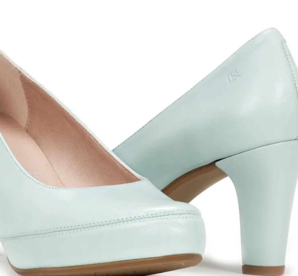 Hot Fluchos BLESA D5794 Blue High Heel shoe