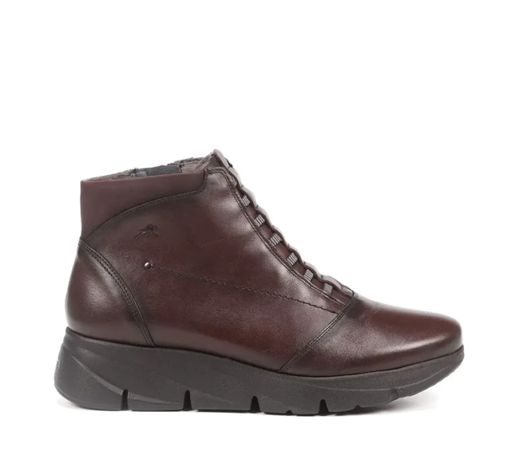 Fashion Fluchos BONA F1358 Burgundy Ankle Boot