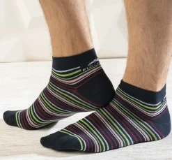 Discount Fluchos CA0010 Tobillero Navy-rayas (2p)