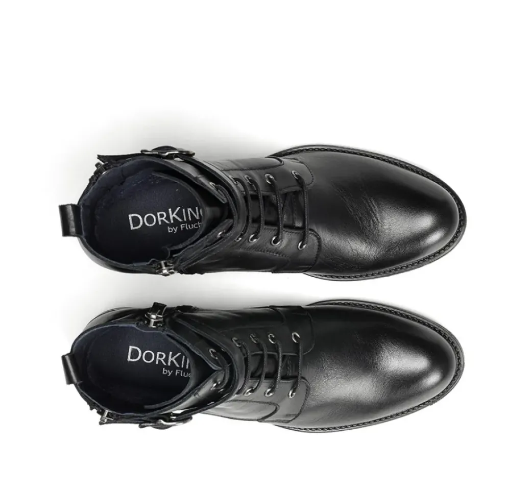 Sale Fluchos CHAD D9123 Black Ankle Boot