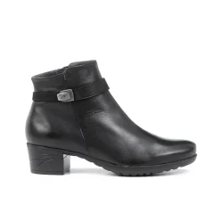 Outlet Fluchos CHARIS F0937 Black Ankle Boot