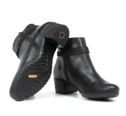 Outlet Fluchos CHARIS F0937 Black Ankle Boot