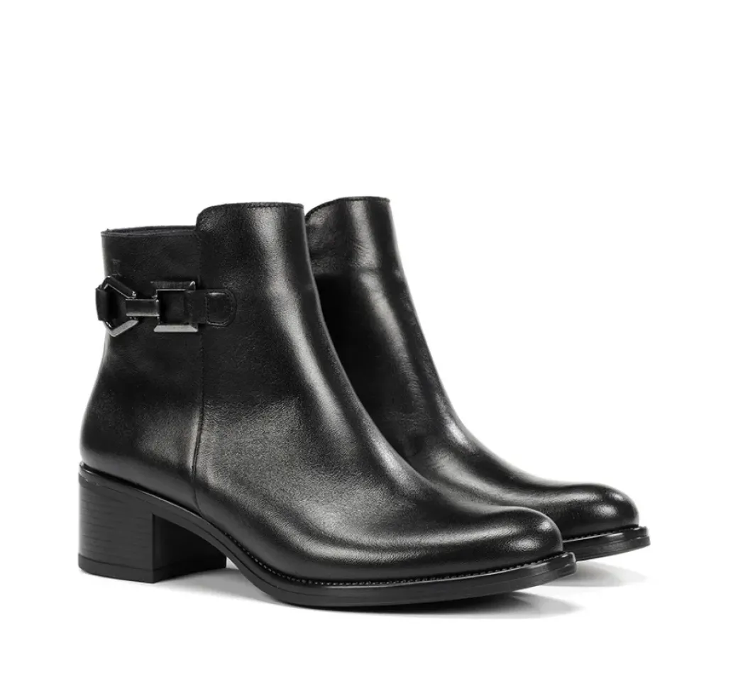 Best Fluchos CHIARA D9347 Black Ankle Boot