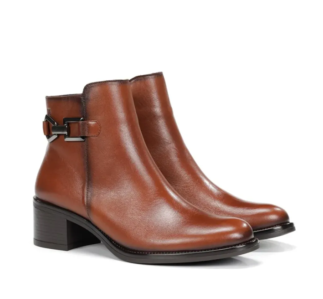 Best Fluchos CHIARA D9347 Brown Ankle Boot