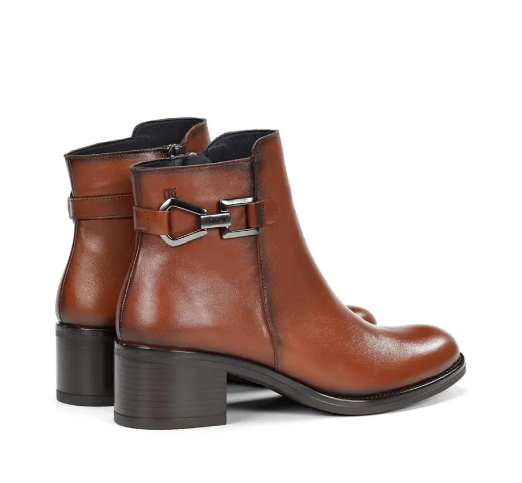 Best Fluchos CHIARA D9347 Brown Ankle Boot