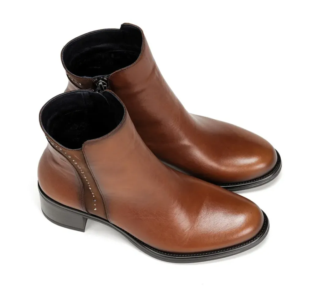 Shop Fluchos CHIARA D9134 Brown Ankle Boot
