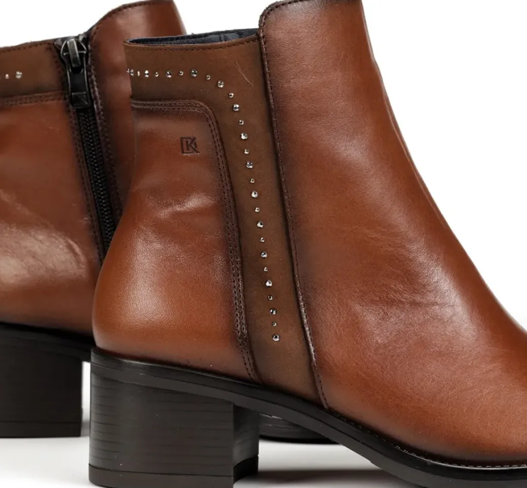 Shop Fluchos CHIARA D9134 Brown Ankle Boot