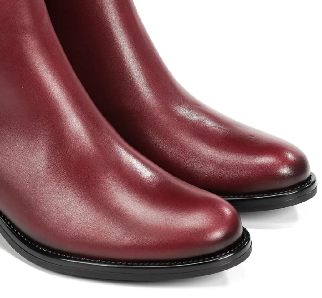 New Fluchos CHIARA D8966 Red Ankle Boot