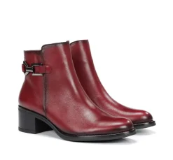 Shop Fluchos CHIARA D9347 Red Ankle Boot
