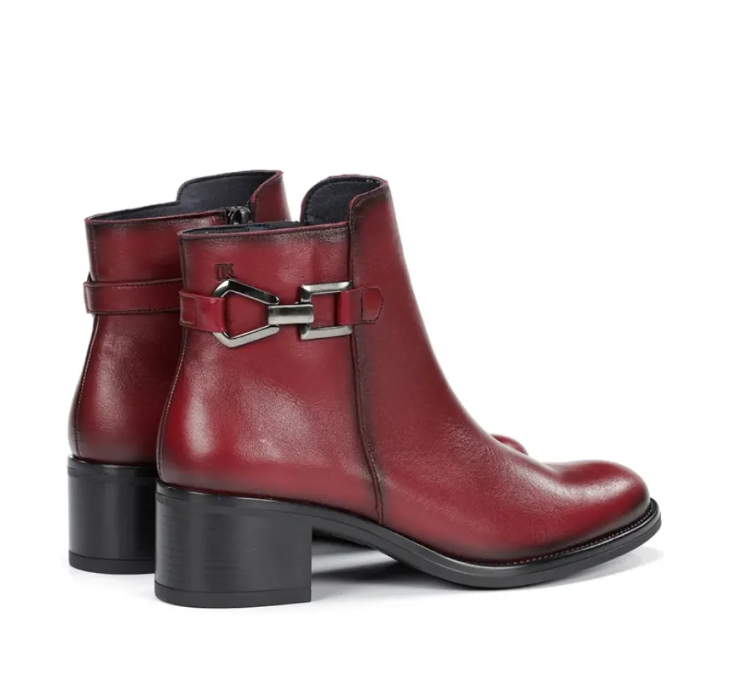 Shop Fluchos CHIARA D9347 Red Ankle Boot