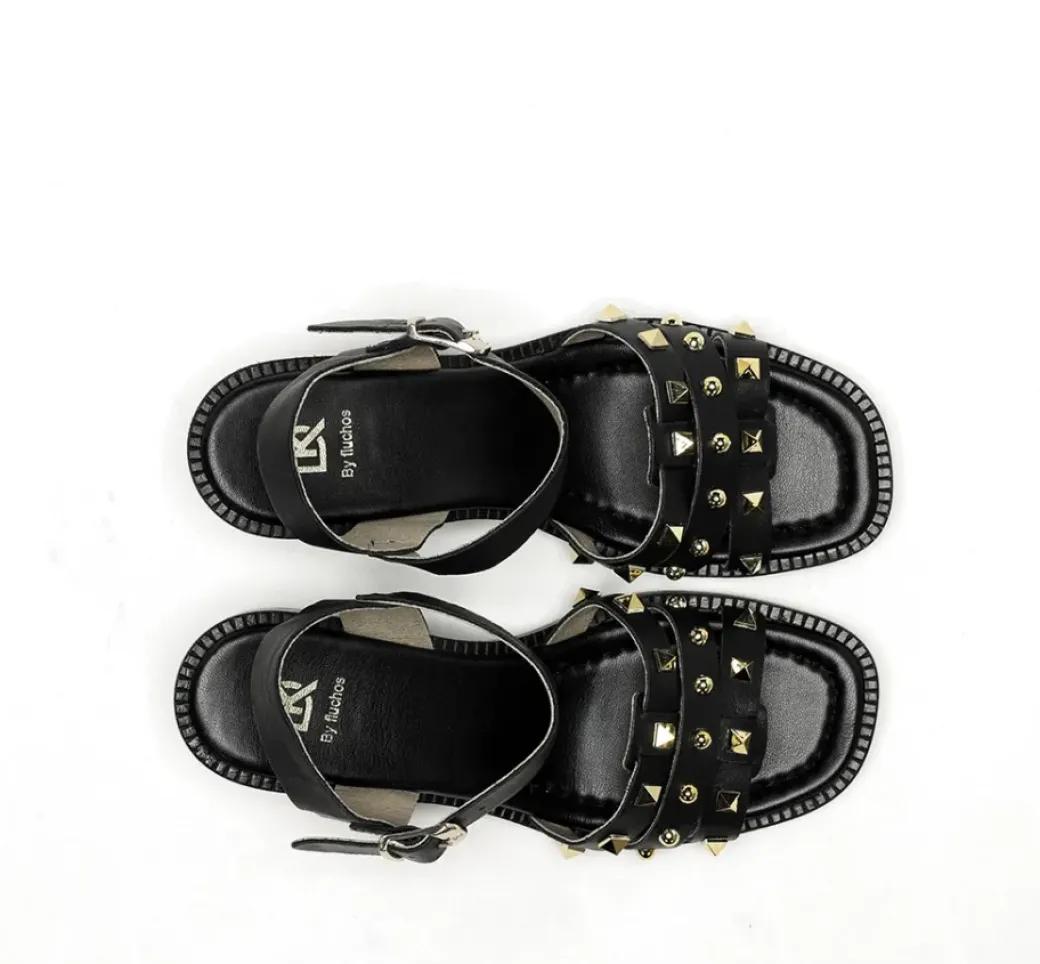 Shop Fluchos CIRCUS D9066 Black Sandal