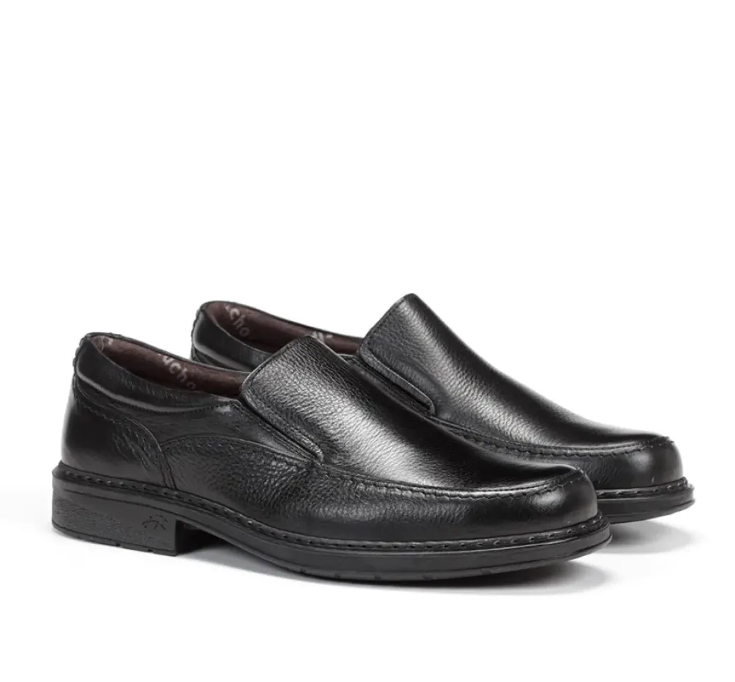 Clearance Fluchos CLIPPER 9578 Black Slip On