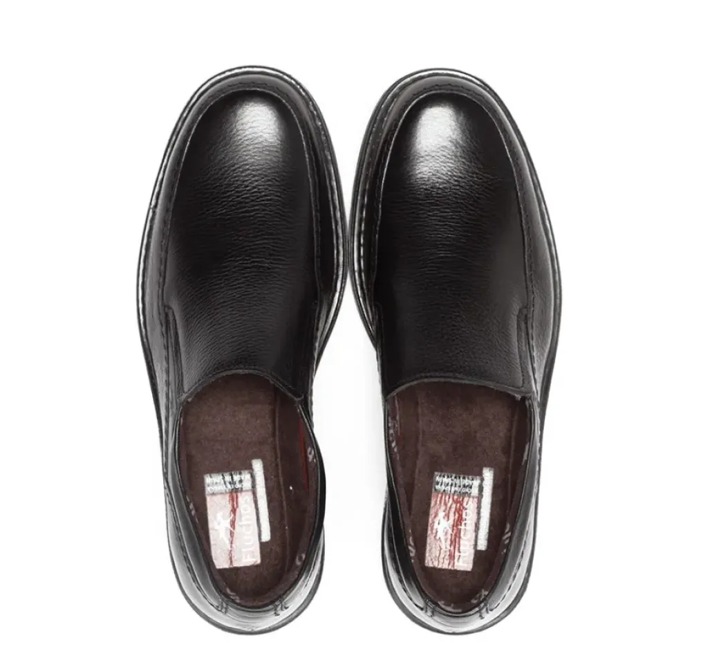 Clearance Fluchos CLIPPER 9578 Black Slip On