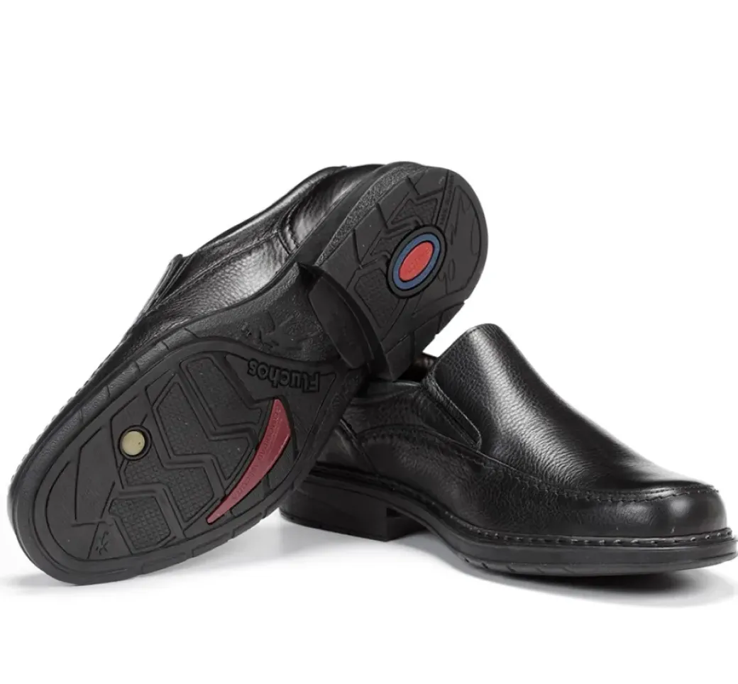 Clearance Fluchos CLIPPER 9578 Black Slip On