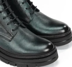 Cheap Fluchos COSMO D9389 Green Ankle Boot