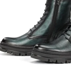 Cheap Fluchos COSMO D9389 Green Ankle Boot