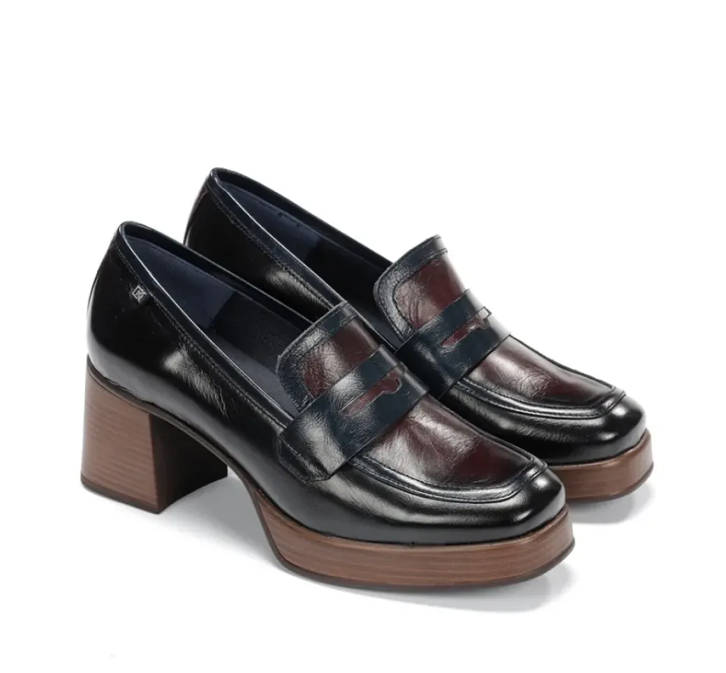 Store Fluchos CRISTEL D9334 Black Moccasin