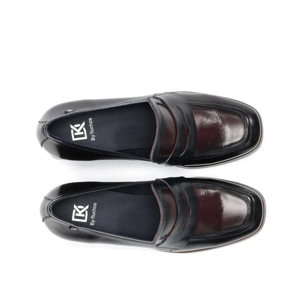 Store Fluchos CRISTEL D9334 Black Moccasin