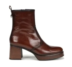 Cheap Fluchos CRISTEL D9157 Brown Ankle Boot