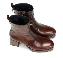 Cheap Fluchos CRISTEL D9157 Brown Ankle Boot