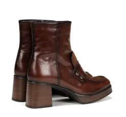 Cheap Fluchos CRISTEL D9158 Brown Ankle Boot