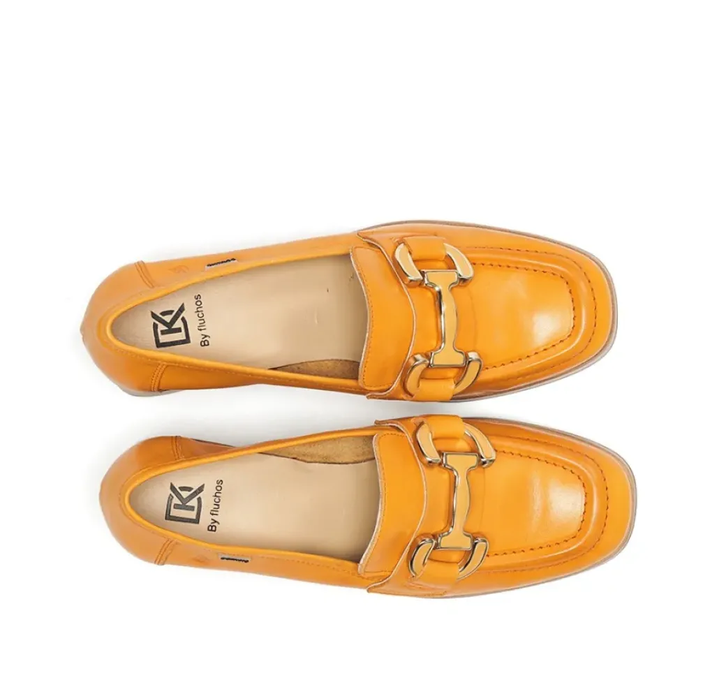 Cheap Fluchos CRISTEL D9232 Orange Moccasin