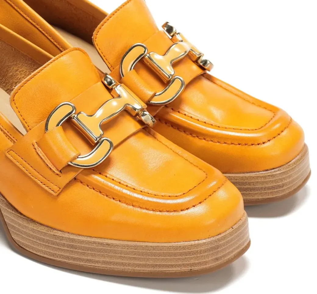 Cheap Fluchos CRISTEL D9232 Orange Moccasin