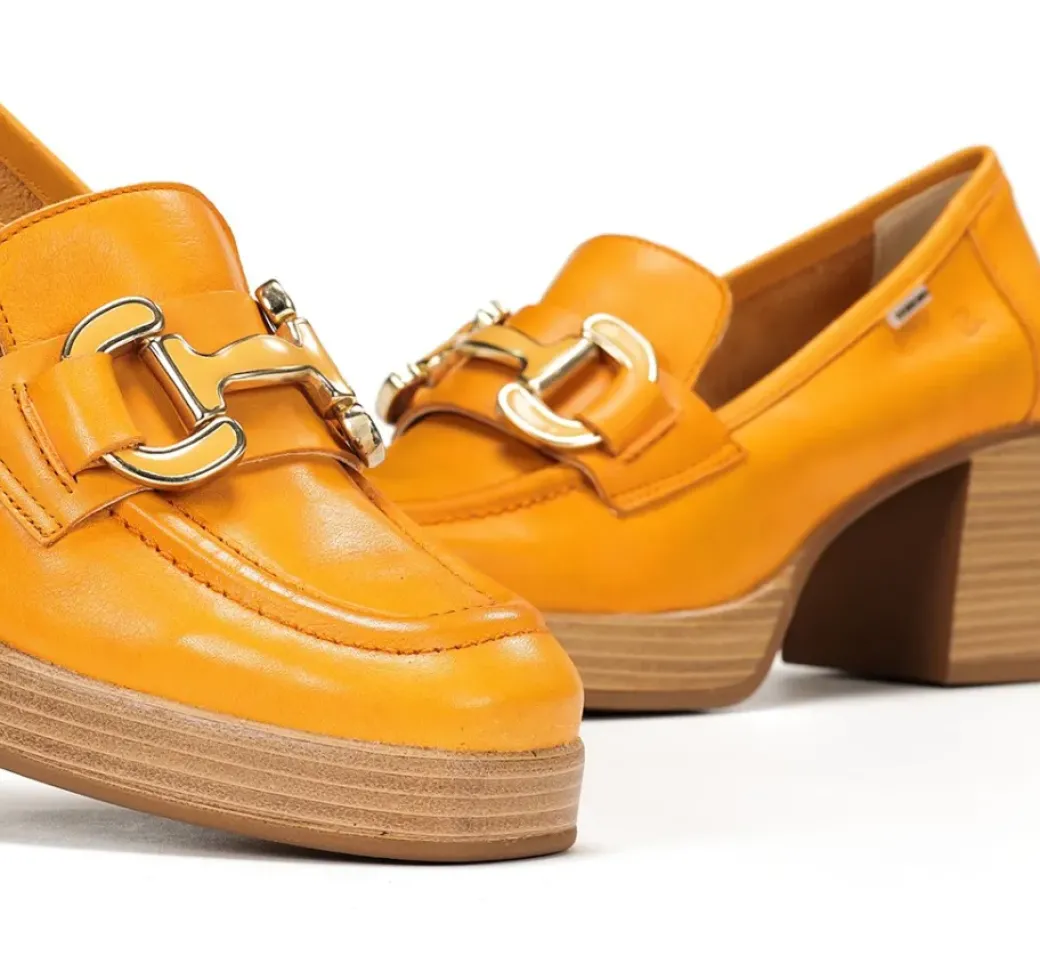 Cheap Fluchos CRISTEL D9232 Orange Moccasin