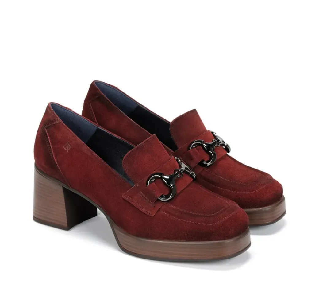 Outlet Fluchos CRISTEL D9155 Red Moccasin