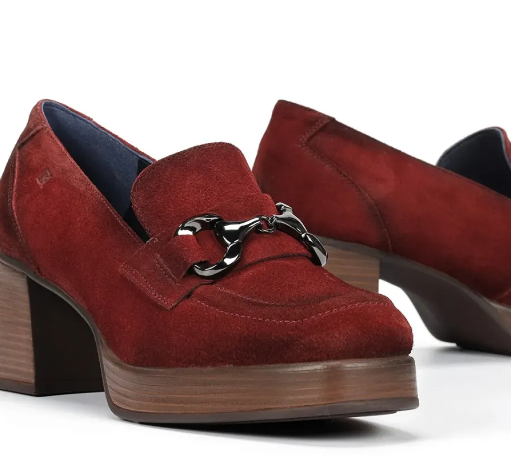 Outlet Fluchos CRISTEL D9155 Red Moccasin