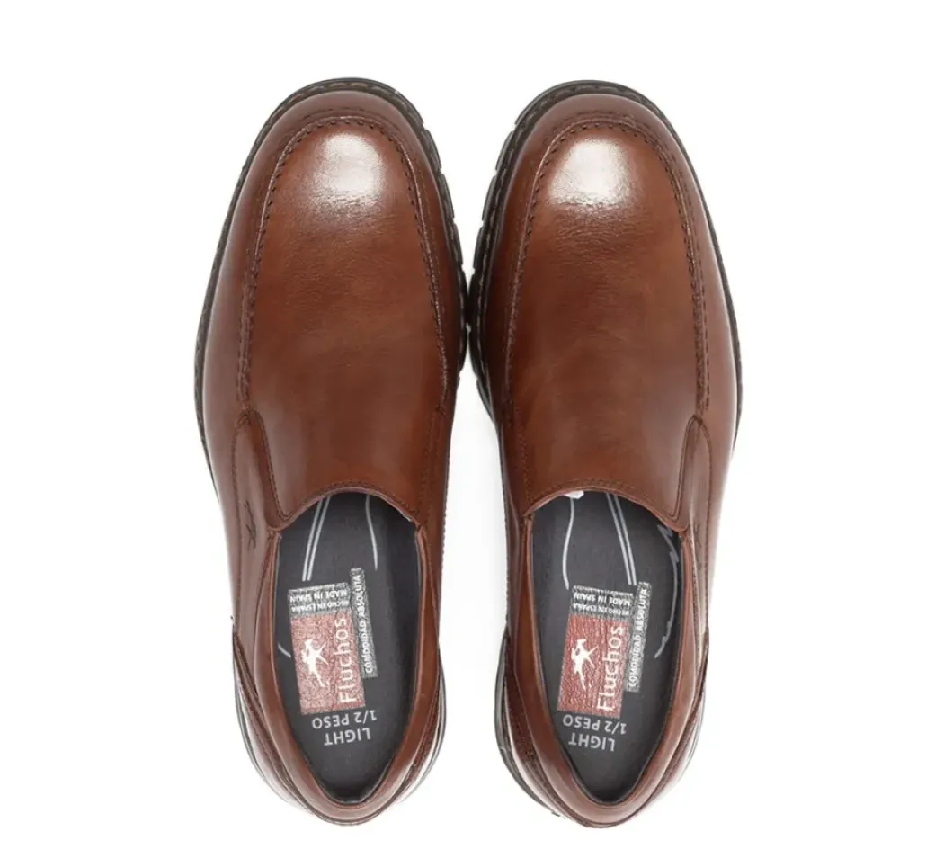 New Fluchos CRONO 9144 Brown Slip On