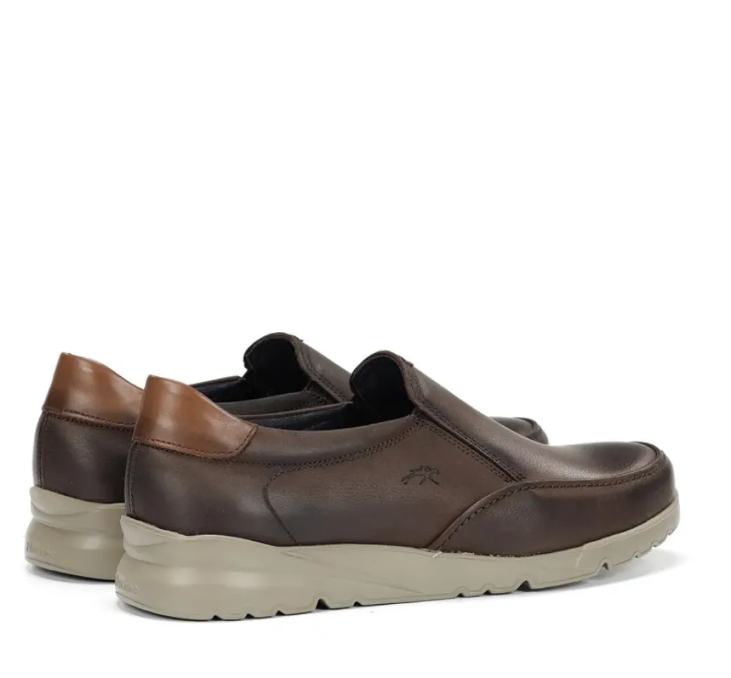 Clearance Fluchos DARYL F1458 Brown Slip On