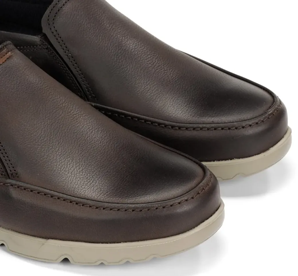 Clearance Fluchos DARYL F1458 Brown Slip On