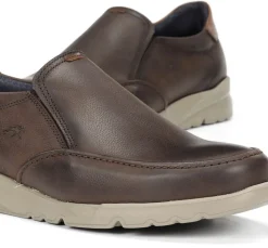 Clearance Fluchos DARYL F1458 Brown Slip On
