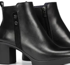 Cheap Fluchos ELITE D9423 Black Ankle Boot