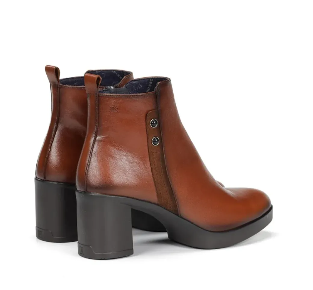 Discount Fluchos ELITE D9423 Brown Ankle Boot