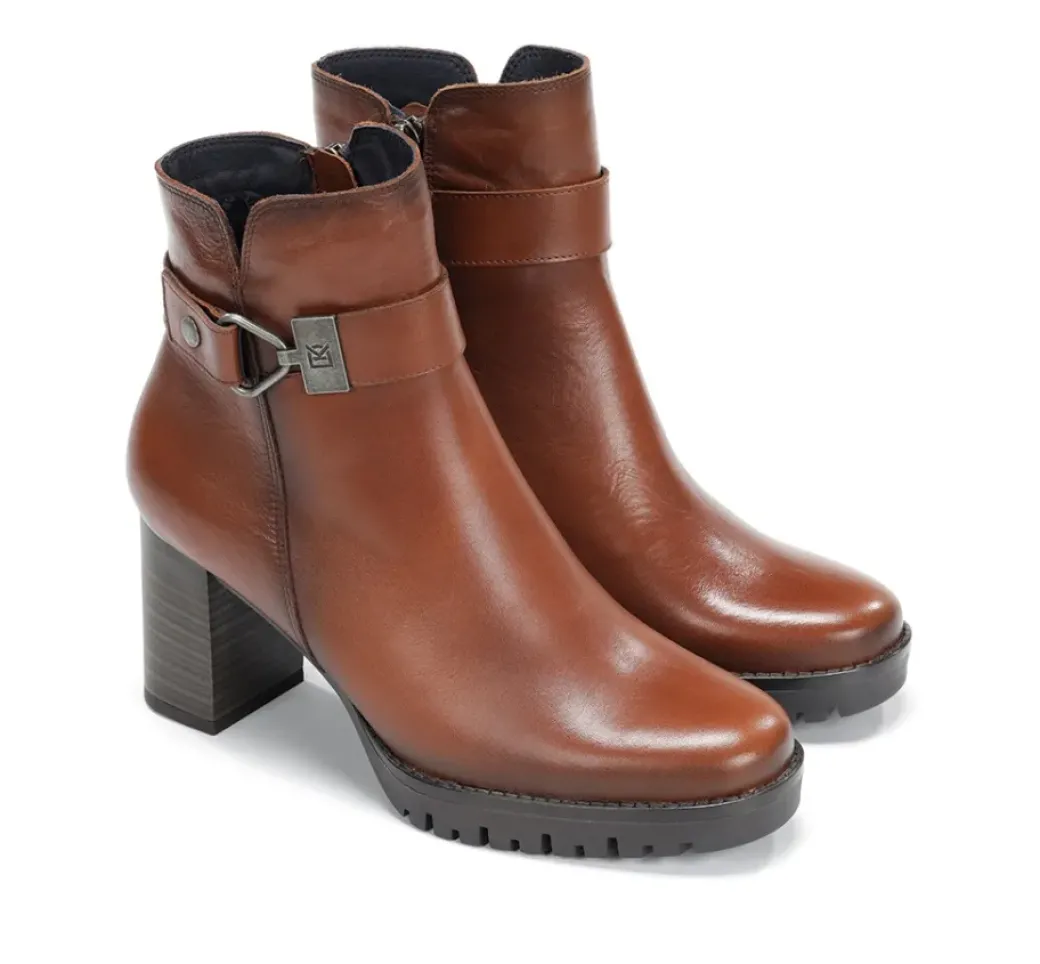 Store Fluchos EVIE D8961 Brown Ankle Boot