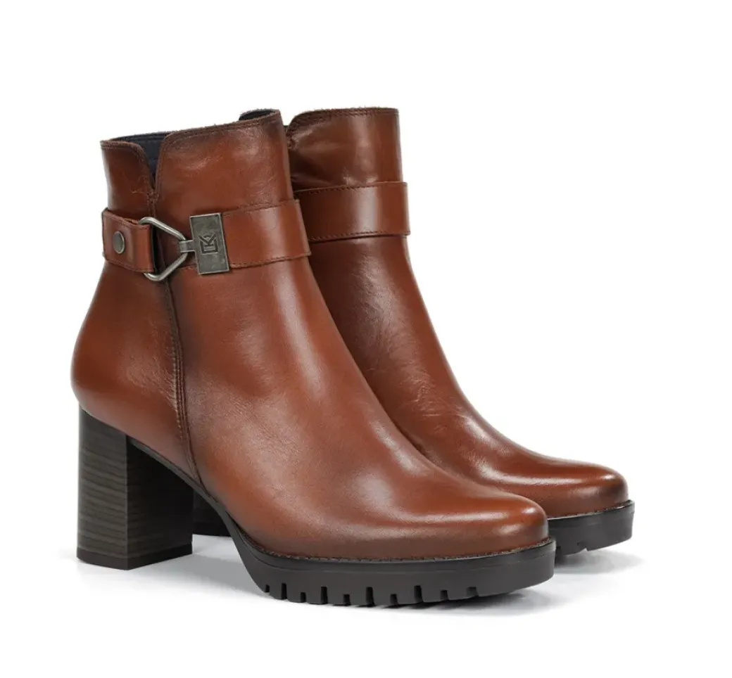 Store Fluchos EVIE D8961 Brown Ankle Boot