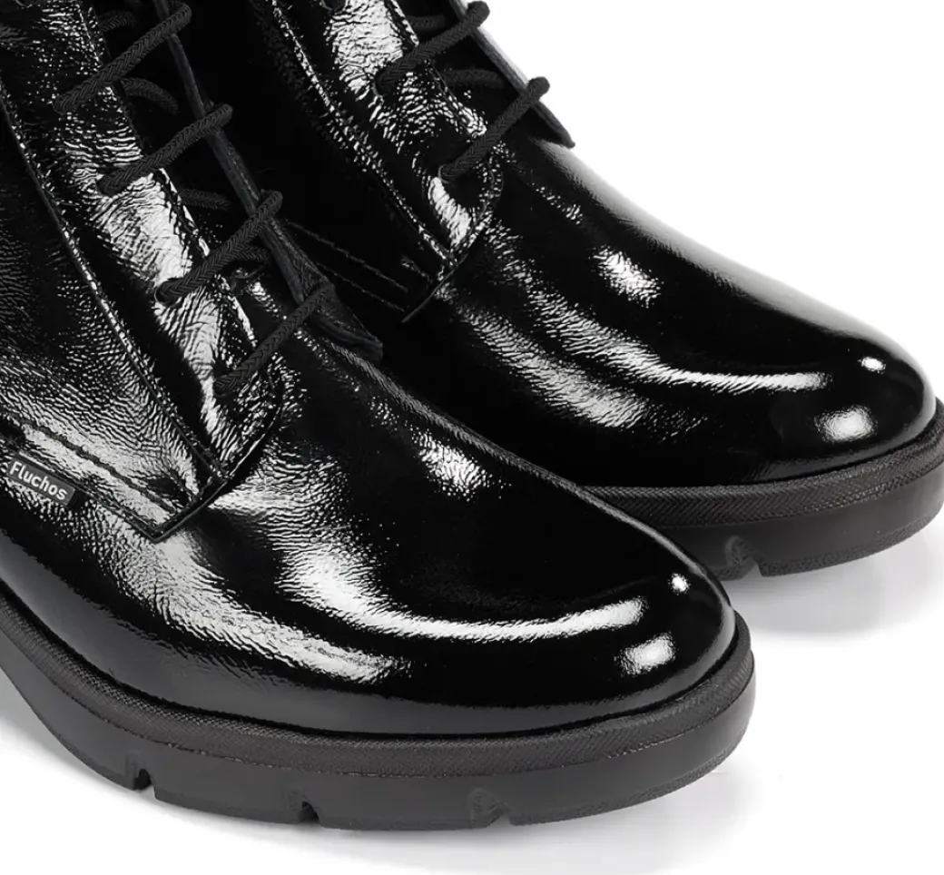 Sale Fluchos FUGAZ F2107 Black Ankle Boot