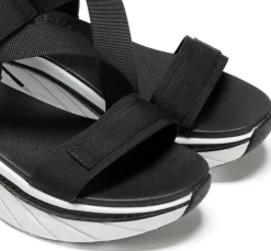 Shop Fluchos FUSION AT104 Black Sandal