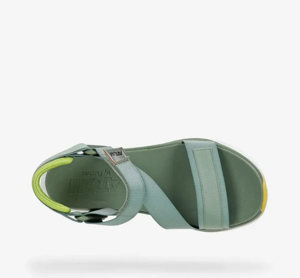 Cheap Fluchos FUSIONV2 AT170 Green Sandal