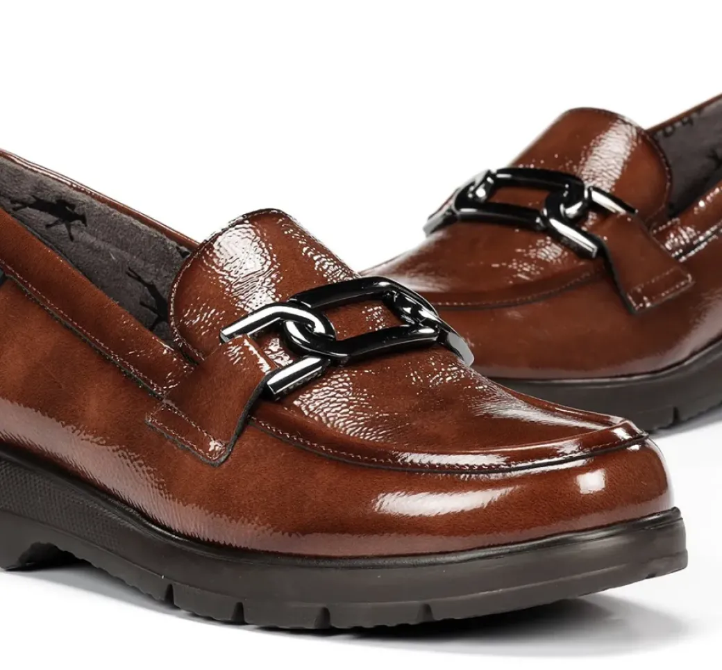 Shop Fluchos GLADIS F1794 Brown Moccasin