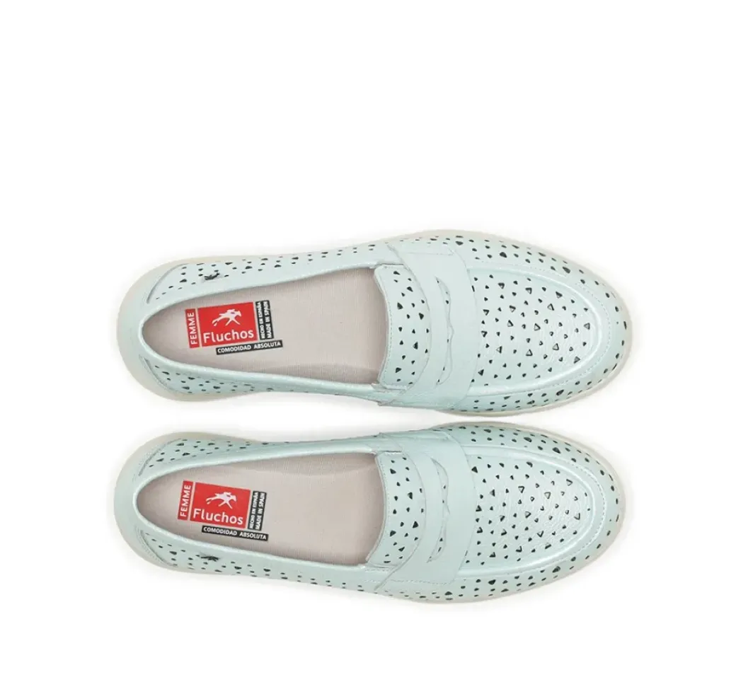 Best Fluchos GLADIS F1685 Green Moccasin