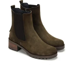 Fashion Fluchos GLASS D8824 Green Ankle Boot