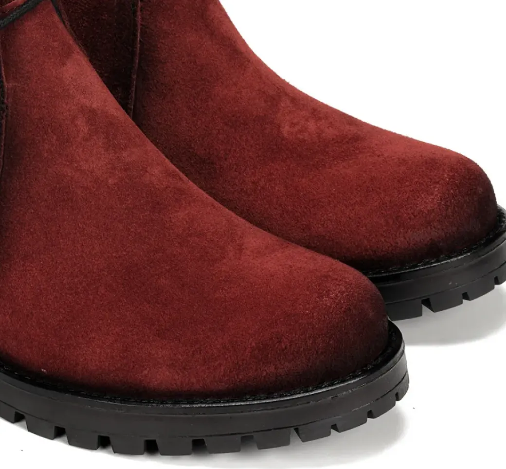 Store Fluchos GLASS D9171 Orange Ankle Boot