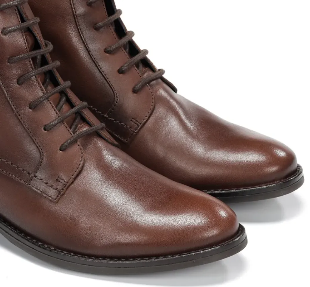 Outlet Fluchos HARVARD D8343 Brown Ankle Boot