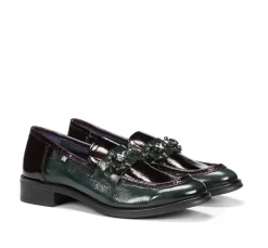 Cheap Fluchos HARVARD D9118 Green Moccasin